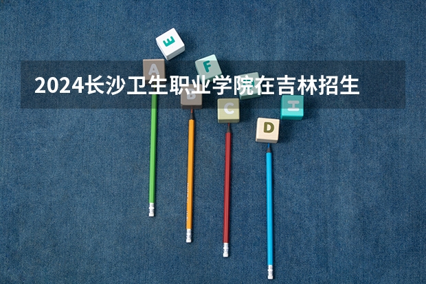 2024长沙卫生职业学院在吉林招生计划表
