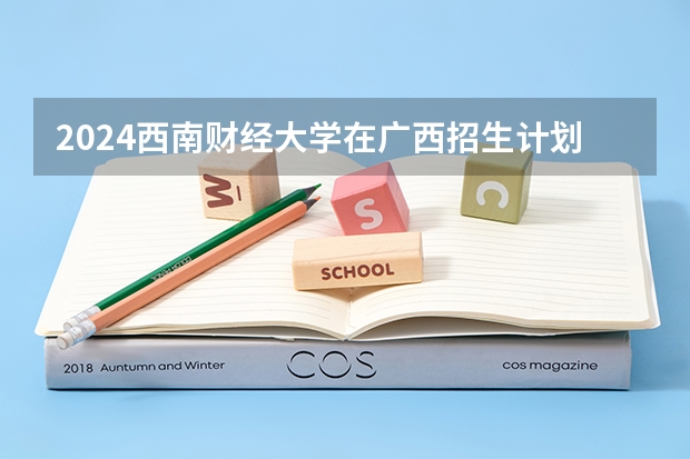2024西南财经大学在广西招生计划
