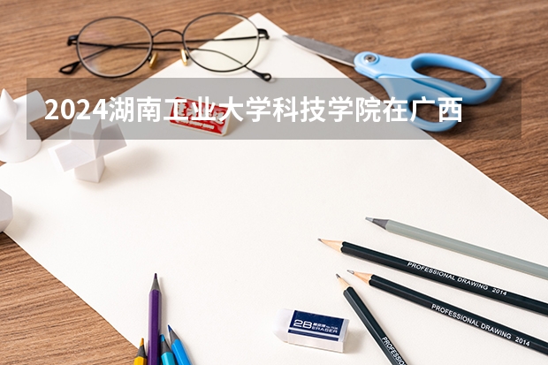2024湖南工业大学科技学院在广西招生计划