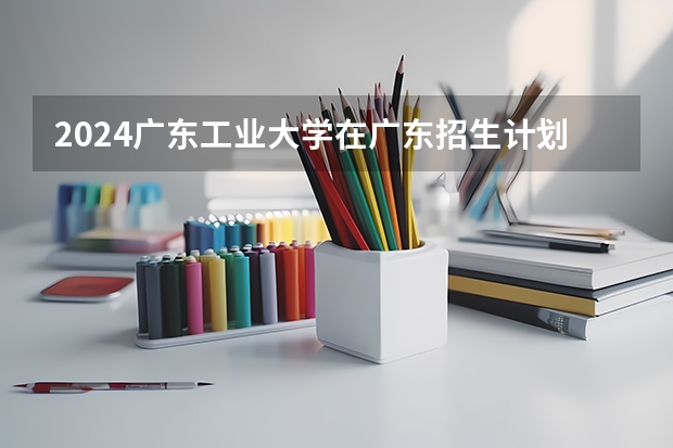 2024广东工业大学在广东招生计划