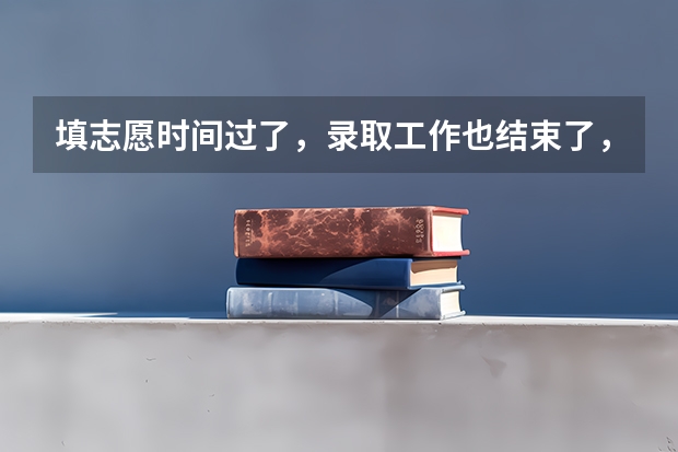 填志愿时间过了，录取工作也结束了，我不想复读了，还能报考专科吗？
