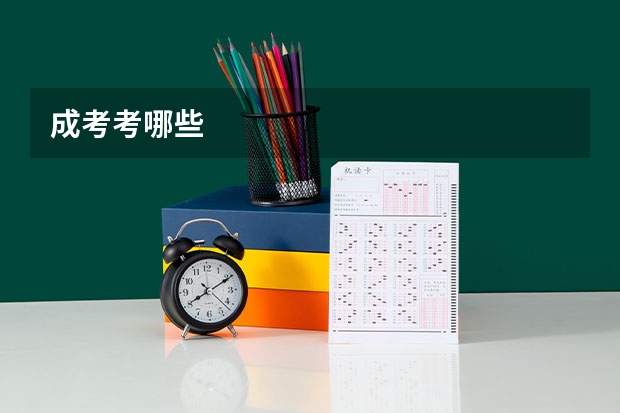 成考考哪些