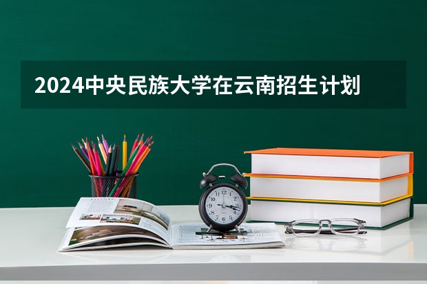 2024中央民族大学在云南招生计划