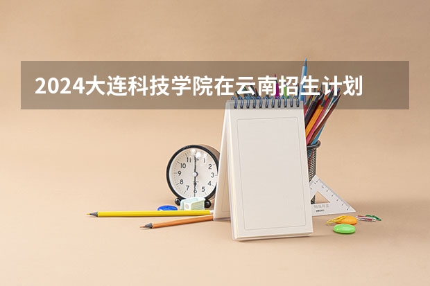 2024大连科技学院在云南招生计划