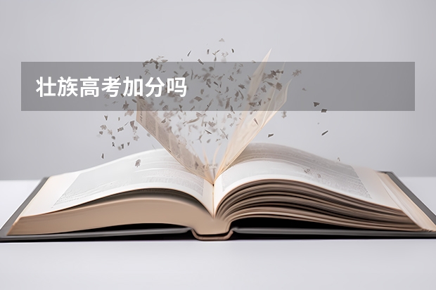 壮族高考加分吗