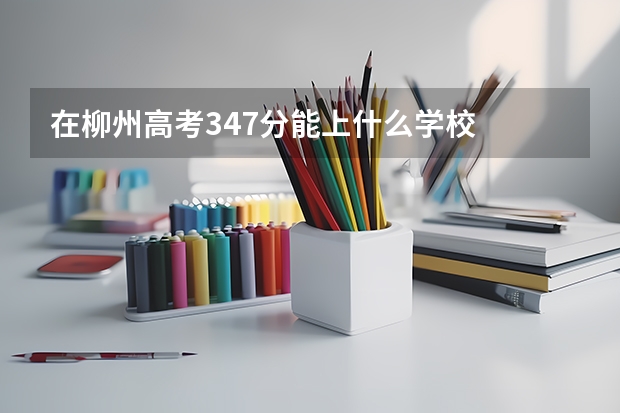 在柳州高考347分能上什么学校