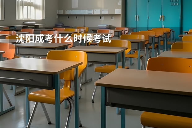 沈阳成考什么时候考试