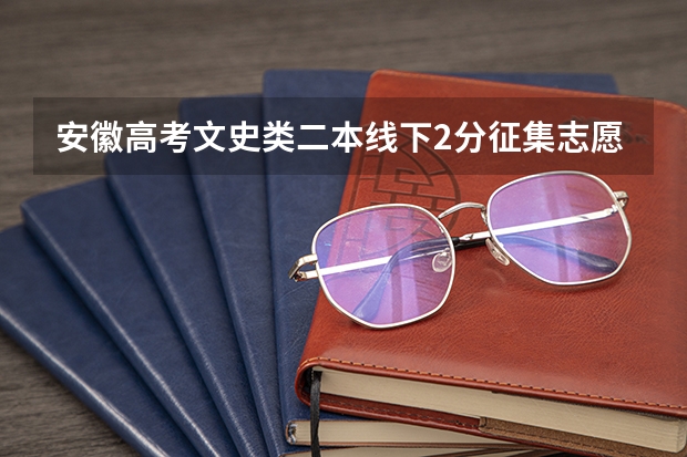 安徽高考文史类二本线下2分征集志愿能上吗？