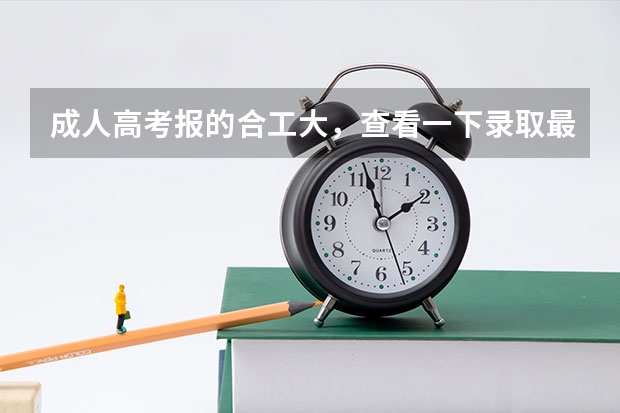 成人高考报的合工大，查看一下录取最低分数线是200，我考了197不加照顾 合工大成人高考专升本工商管理分数线