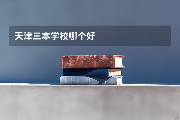 天津三本学校哪个好