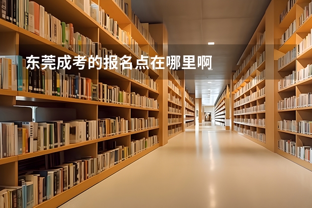 东莞成考的报名点在哪里啊