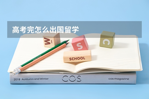 高考完怎么出国留学