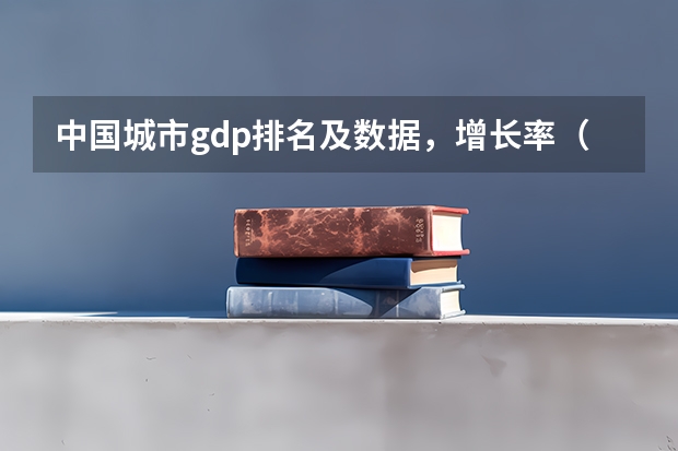 中国城市gdp排名及数据,增长率(09年全国地级市GDP排名谁知道)