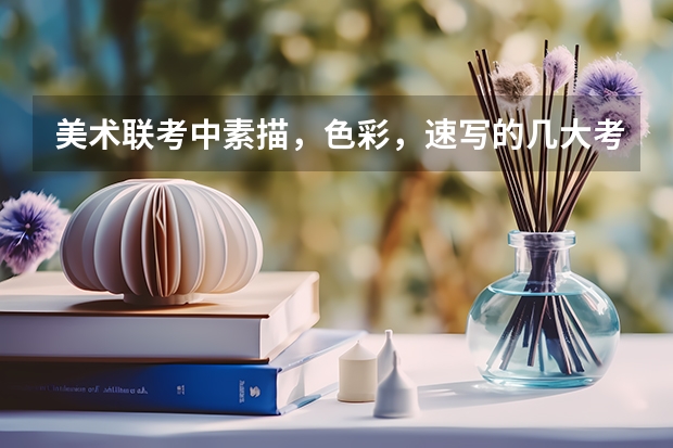 美术联考中素描，色彩，速写的几大考点（要点）是什么？？
