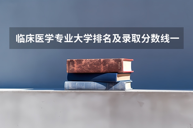 临床医学专业大学排名及录取分数线一览表（2023年参考） 吉林临床医学专业大学排名及分数线（含高考最低录取分）