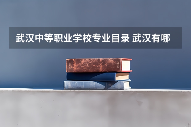 武汉中等职业学校专业目录 武汉有哪些中专,职校 比较好点的
