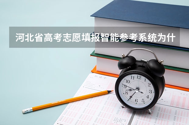 河北省高考志愿填报智能参考系统为什么打不开