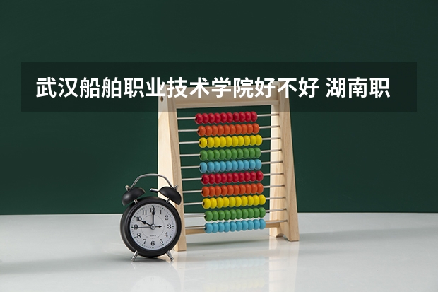 武汉船舶职业技术学院好不好 湖南职业技术学院排名