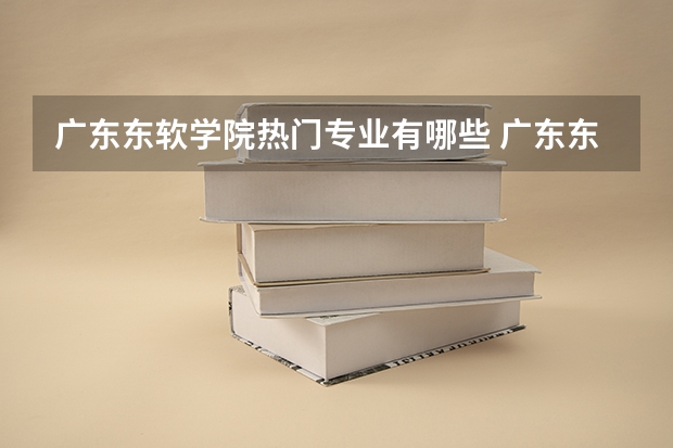 广东东软学院热门专业有哪些 广东东软学院热门专业及就业前景