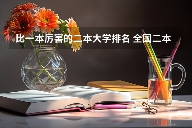 比一本厉害的二本大学排名 全国二本大学排名榜