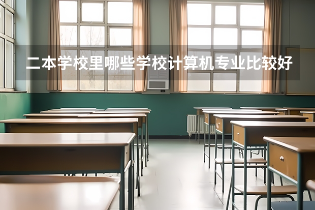 二本学校里哪些学校计算机专业比较好?