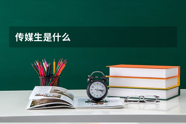传媒生是什么
