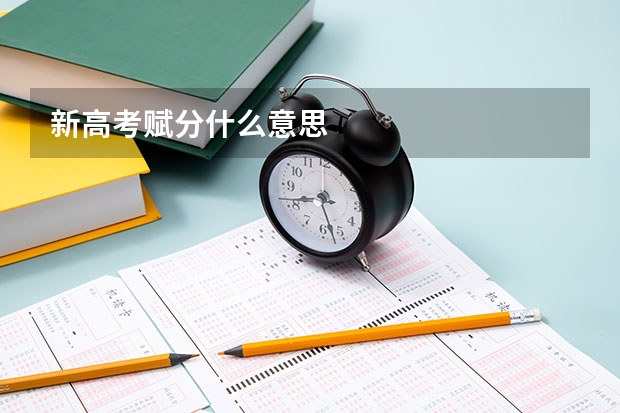 新高考赋分什么意思
